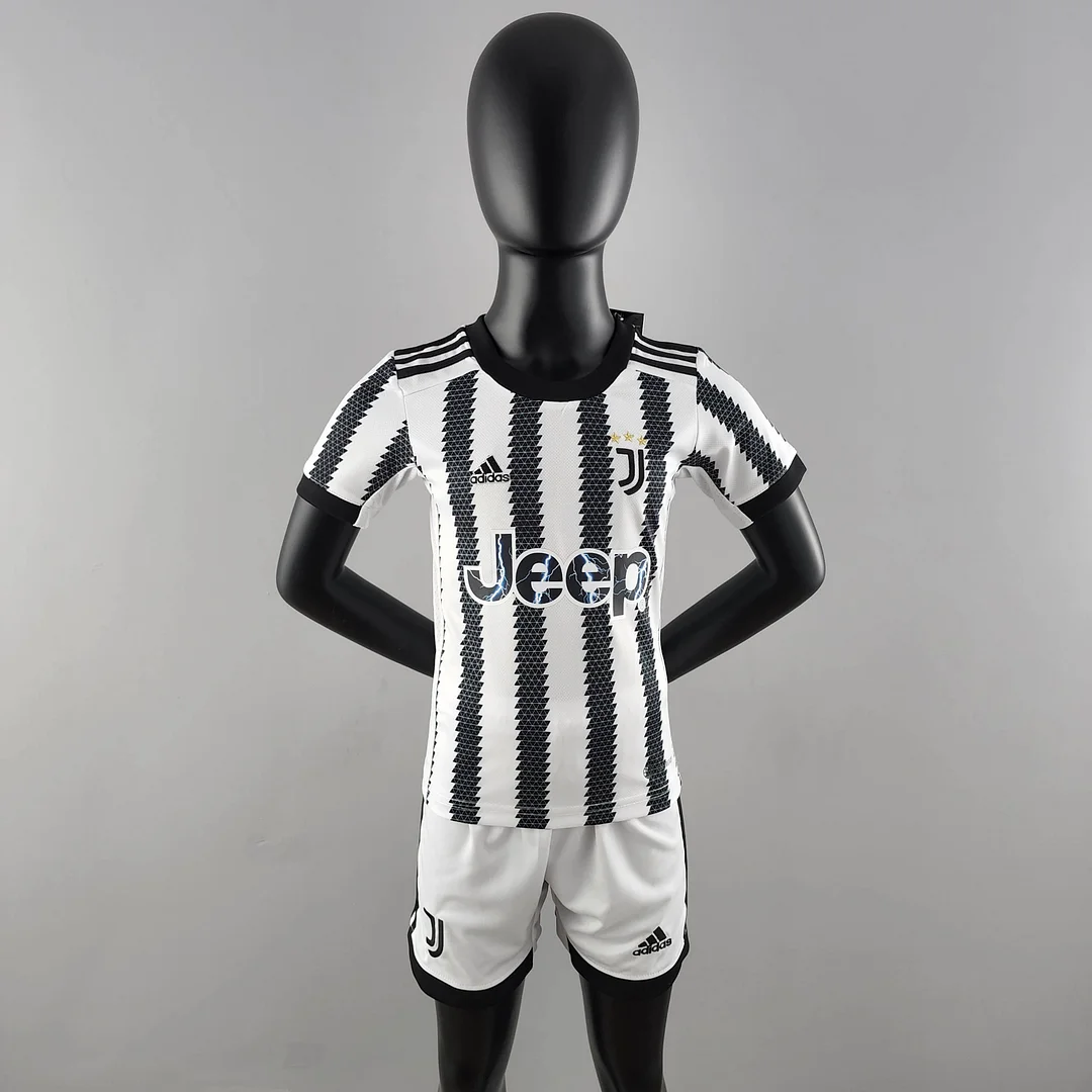 2022-2023 Juventus Home Soccer Jersey 1:1 Thai Quality Kids Size 2022-2023 Juventus Home Soccer Jersey 1:1 Thai Quality Kids Size