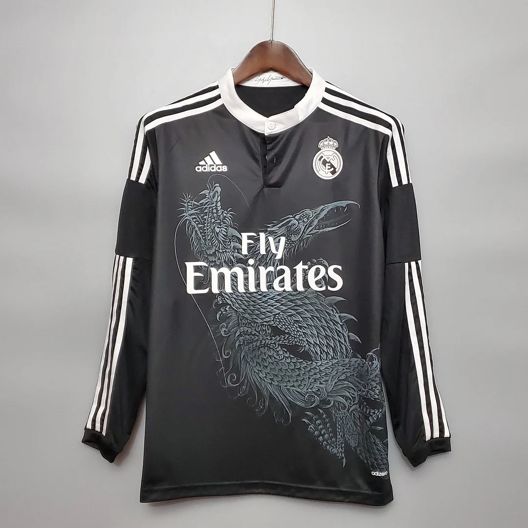 Retro Long Sleeve 2014-2015 Real Madrid Third Away