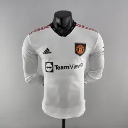 2022-2023 Long Sleeve Player Version Manchester United Away Football Shirt 1:1 Thai Quality