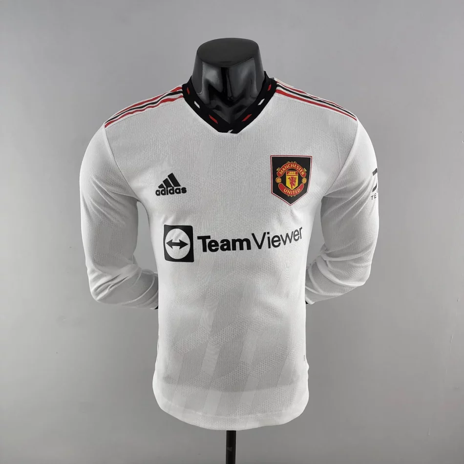 2022 2023 Long Sleeve Player Version Manchester United Away Football Shirt 1:1 Thai Quality
