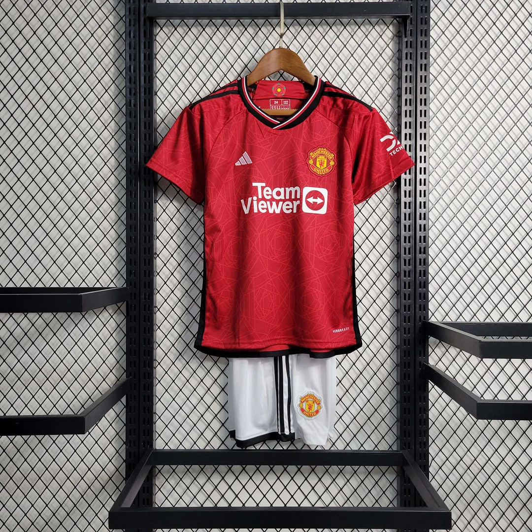2023-2024 Manchester United Home Football Shirt 1:1 Thai Quality Kids Size 2023-2024 Manchester United Home Football Shirt 1:1 Thai Quality Kids Size