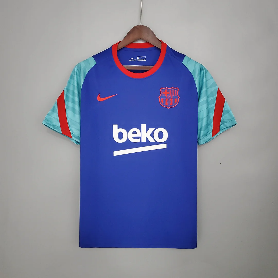 2021-2022 Barcelona Jersey Training Wear Blue And Green 2021-2022 Barcelona Jersey Training Wear Blue And Green
