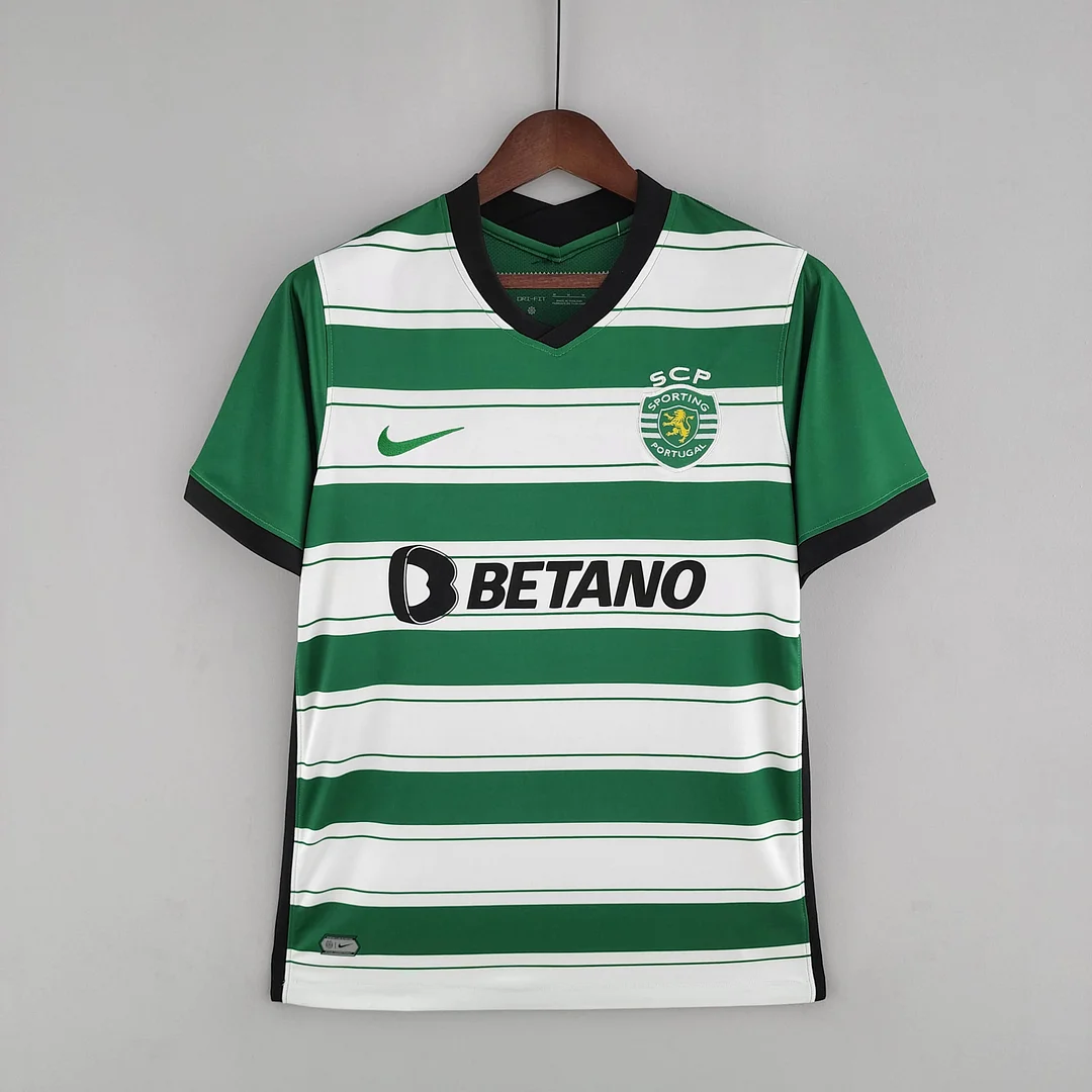 2022-2023 Sporting Lisbon Home Football Shirt 2022-2023 Sporting Lisbon Home Football Shirt