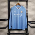 2023-2024 Long Sleeve Manchester City Home Football Shirt 1:1 Thai Quality