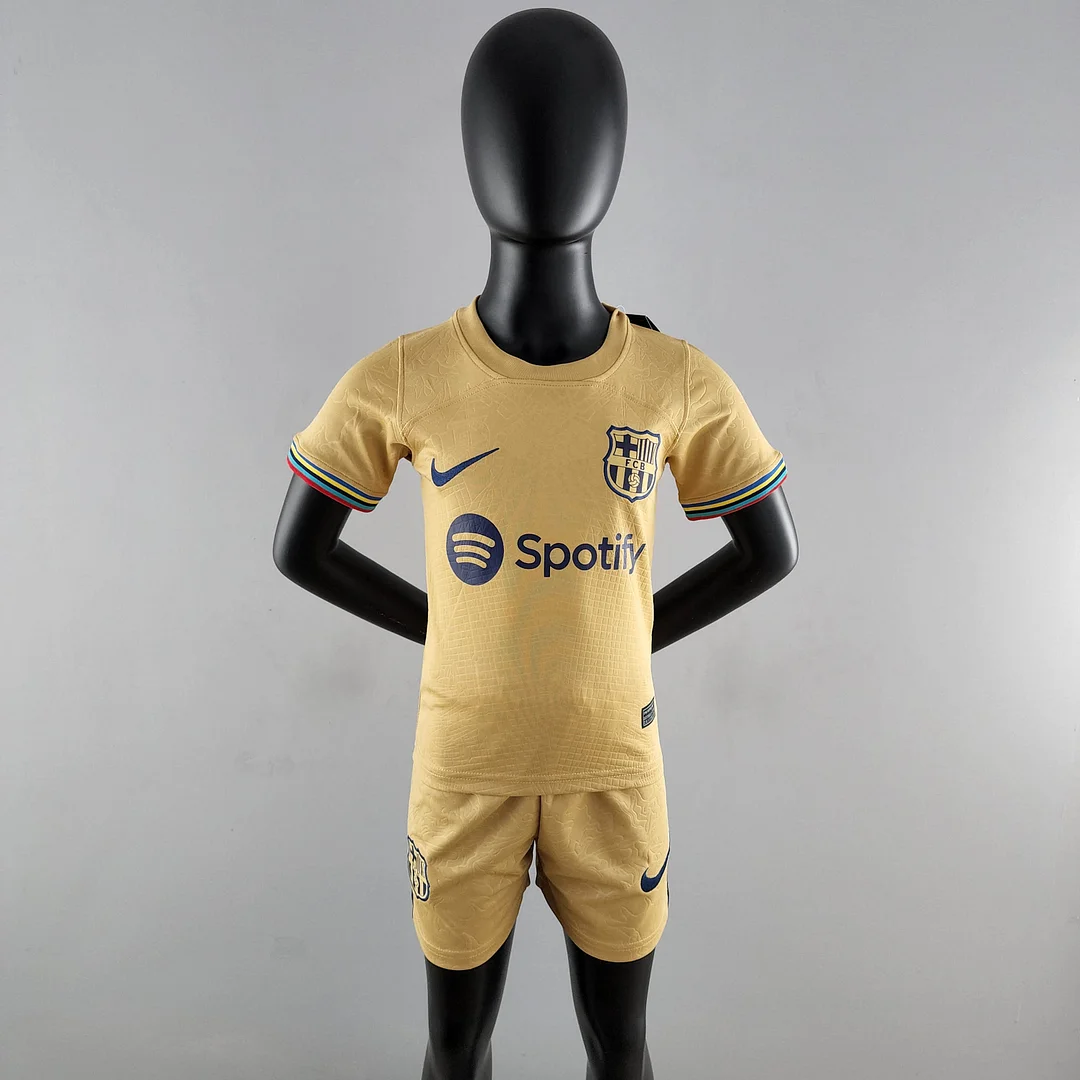 2022-2023 Barcelona Away Football Shirt 1:1 Thai Quality Kids Size 2022-2023 Barcelona Away Football Shirt 1:1 Thai Quality Kids Size