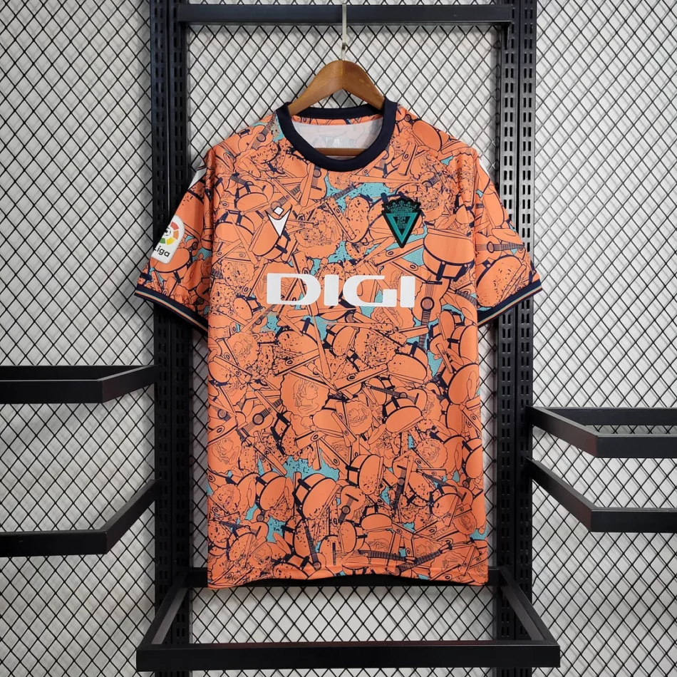 2022-2023 Cádiz Carnival Special Edition Orange Football Shirt