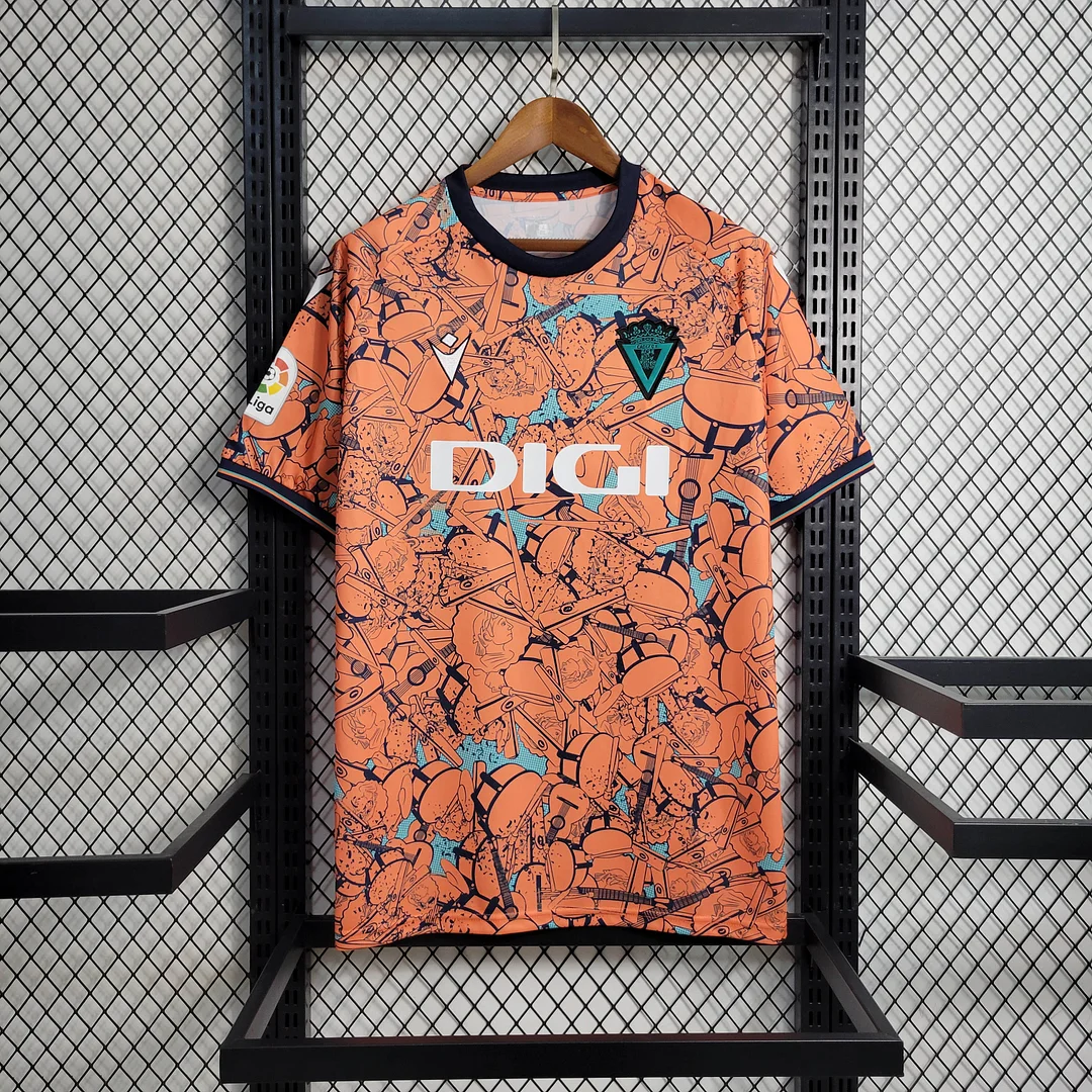 2022-2023 Cádiz Carnival Special Edition Orange Football Shirt