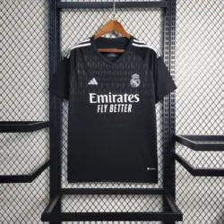 2023-2024 Real Madrid Black Goalkeeper Football Shirt
