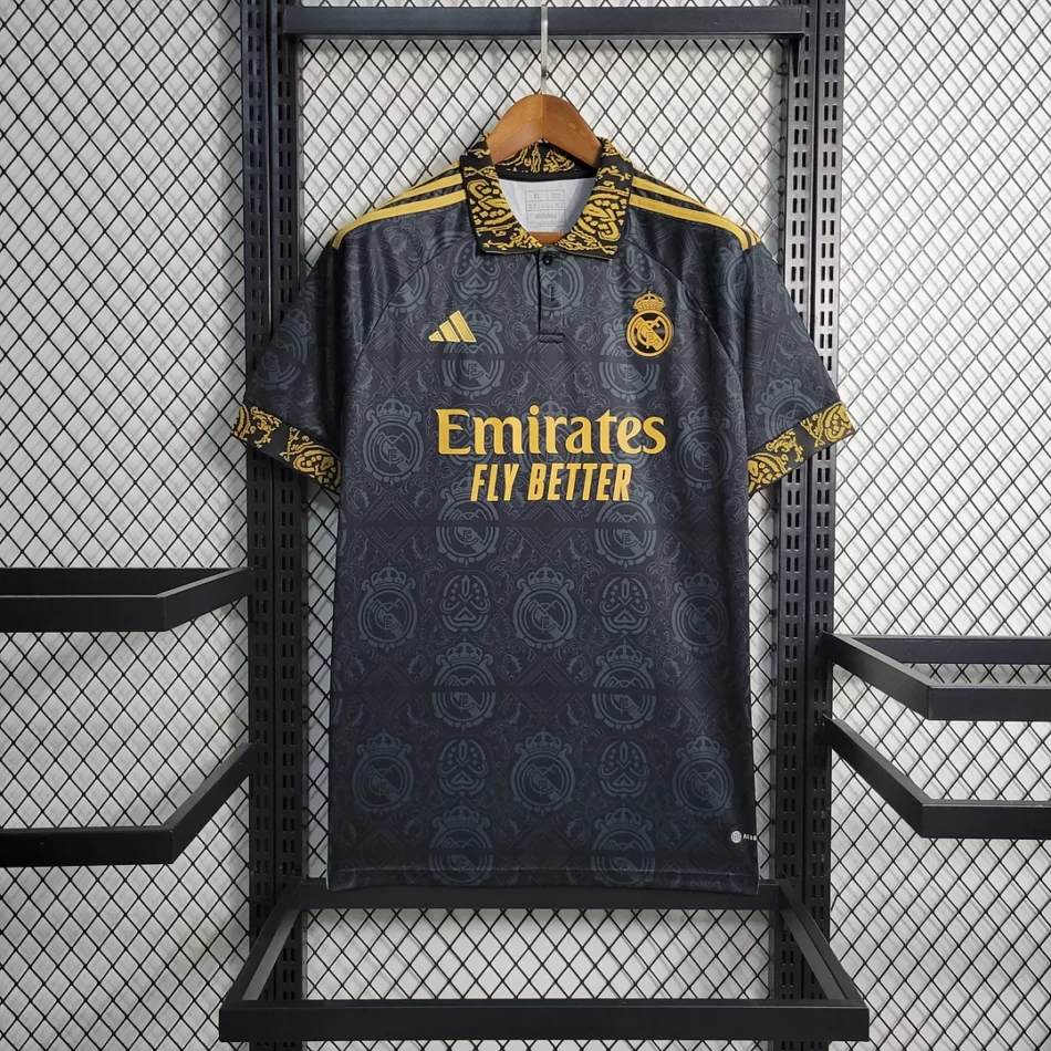 2023-2024 Real Madrid Concept Edition Black Shirt