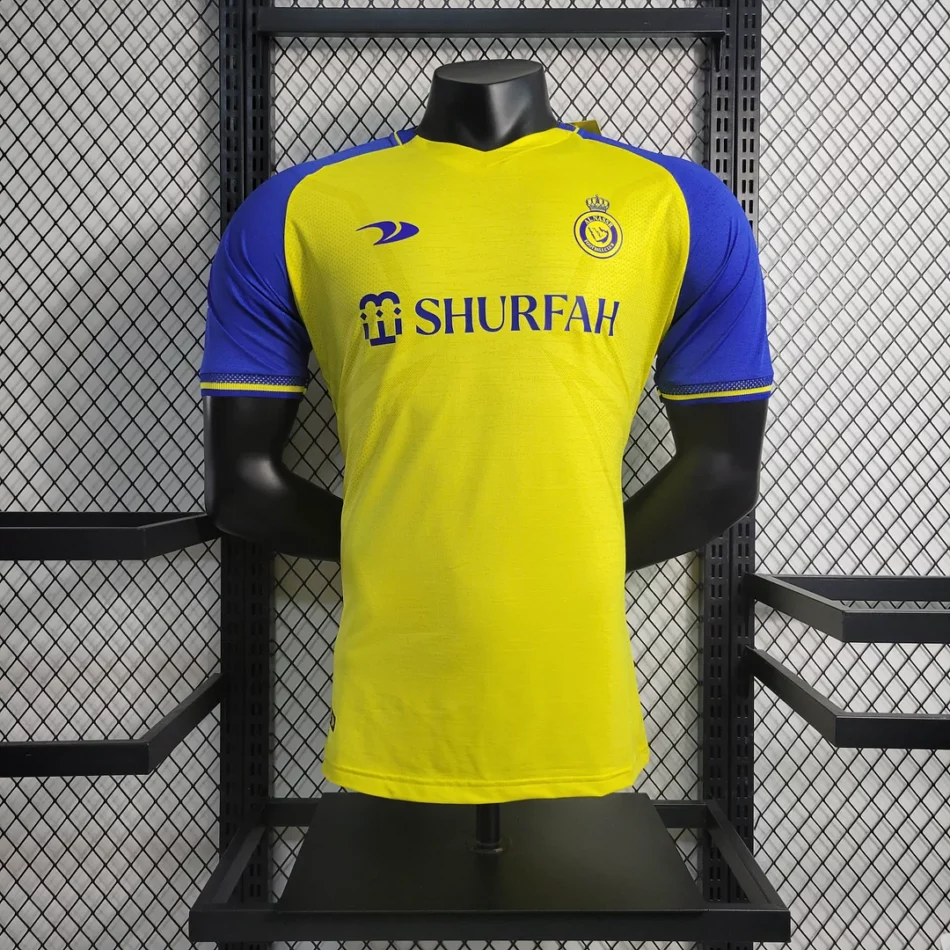 2022-2023 Player Version Al-Nassr Home Ronaldo Football Shirt