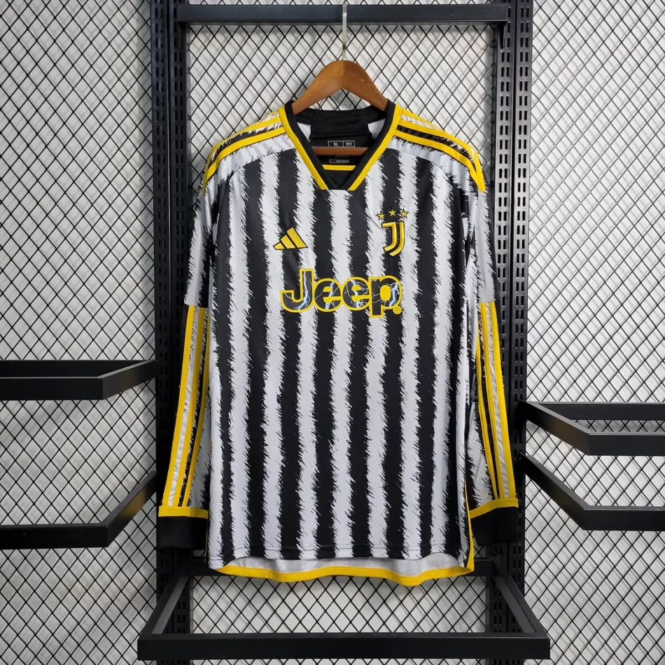 2023 2024 Long Sleeve Juventus Home 1:1 Thai Quality