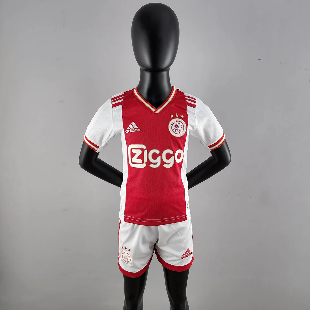2022-2023 Ajax Home Football Shirt 1:1 Thai Quality Kids Size 2022-2023 Ajax Home Football Shirt 1:1 Thai Quality Kids Size