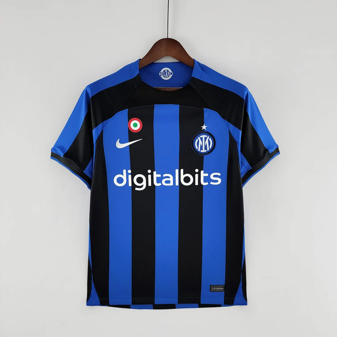 2022-2023 Internazionale Milan Home Football Jersey