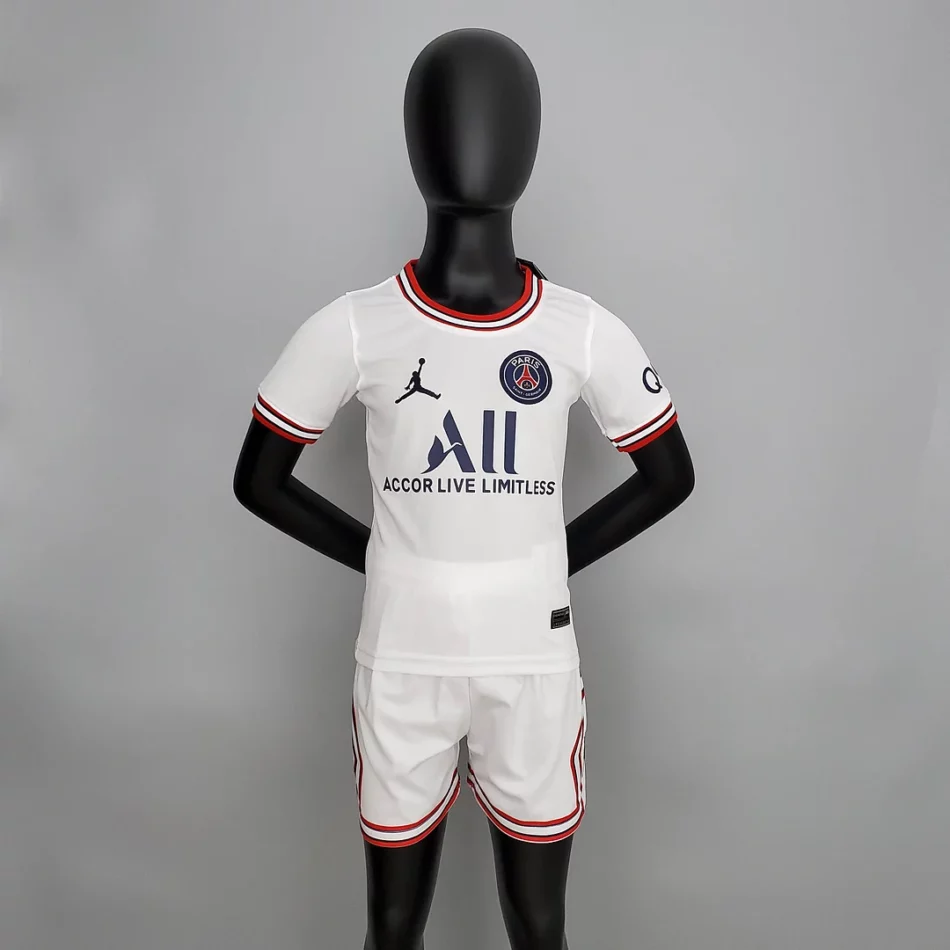 2021 2022 Psg Paris Saint Germain Fourth Away Football Shirt 1:1 Thai Quality Kids Size