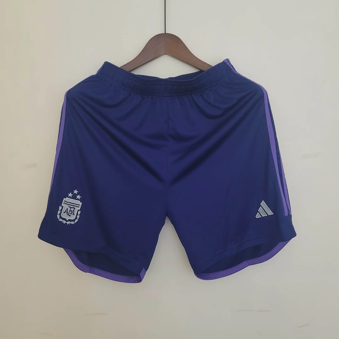 2022 FIFA World Cup Argentina National Team Jersey Away Shorts 2022 FIFA World Cup Argentina National Team Jersey Away Shorts