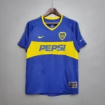 2003-2004 Retro Boca Juniors Home Football Jersey