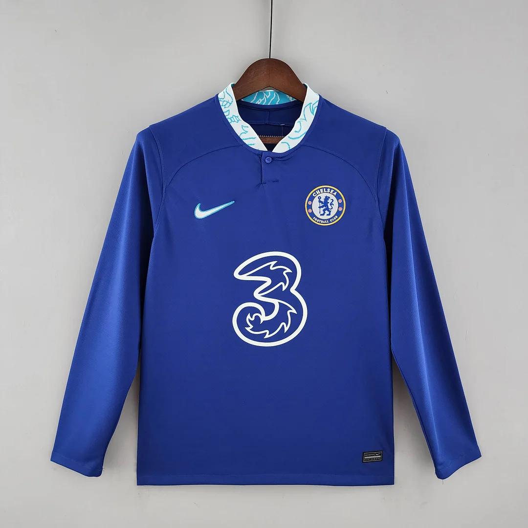 2022-2023 Long Sleeve Chelsea Home Football Shirt 1:1 Thai Quality 2022-2023 Long Sleeve Chelsea Home Football Shirt 1:1 Thai Quality