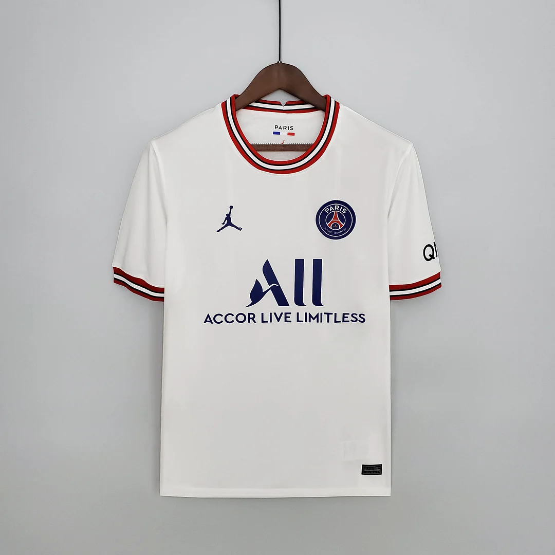 2021-2022 Football Shirt Psg Paris Saint-Germain Fourth Away 2021-2022 Football Shirt Psg Paris Saint-Germain Fourth Away
