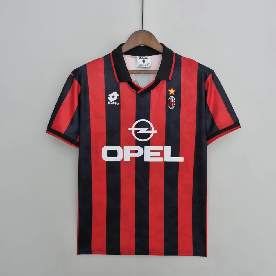 1995-1996 Retro AC Milan Home Football Shirt