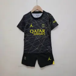2022-2023 Psg Paris Saint-Germain Fourth Away Football Shirt 1:1 Thai Quality Kids Size