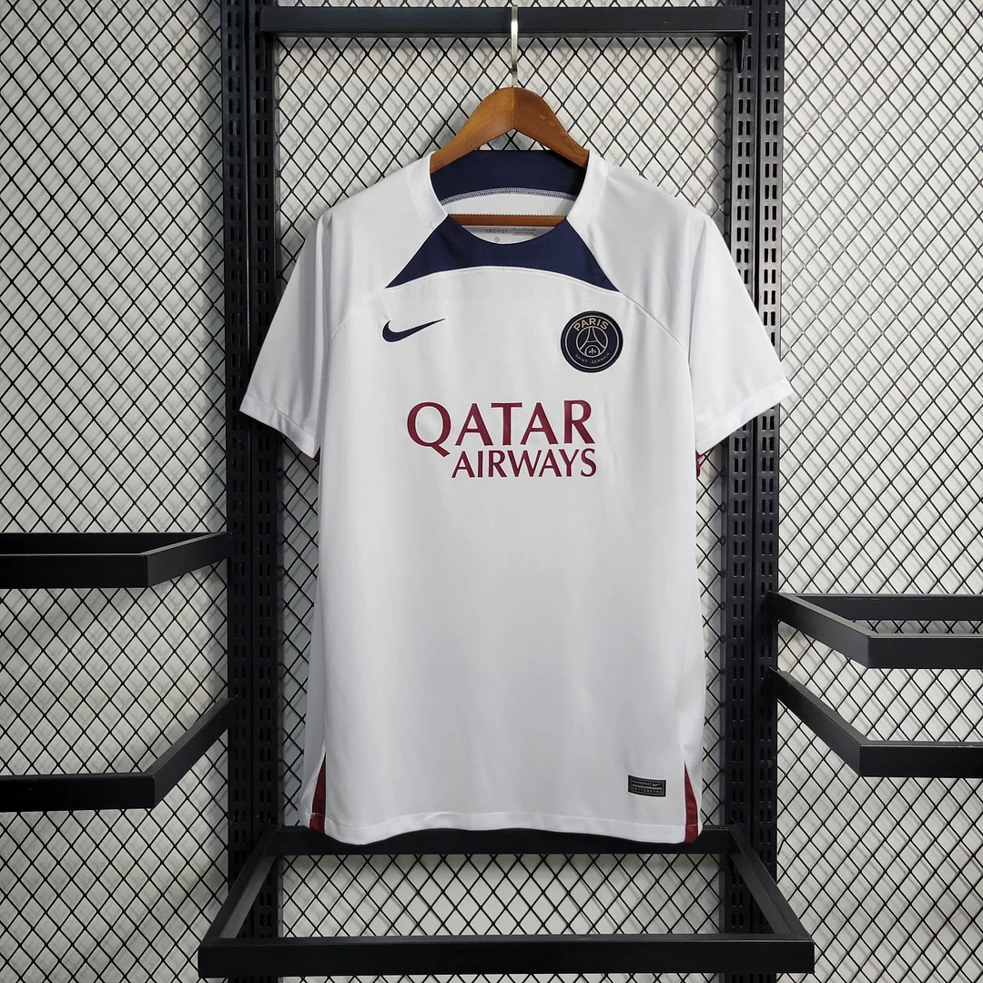 2023-2024 Psg Paris Saint-Germain Training Wear White