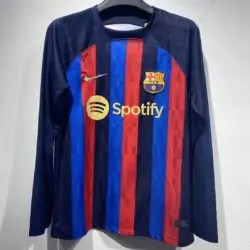 2022-2023 Long Sleeve Barcelona Home 1:1 Thai Quality