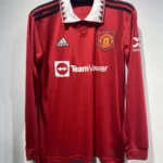 2022-2023 Long Sleeve Manchester United Home Football Shirt 1:1 Thai Quality