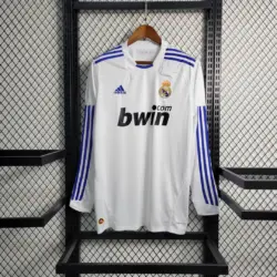 2010-2011 Retro Long Sleeve Real Madrid Home Soccer Jersey 1:1 Thai Quality