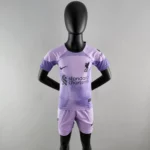 2022-2023 Liverpool Goalkeeper Purple Soccer Jersey 1:1 Thai Quality Kids Size