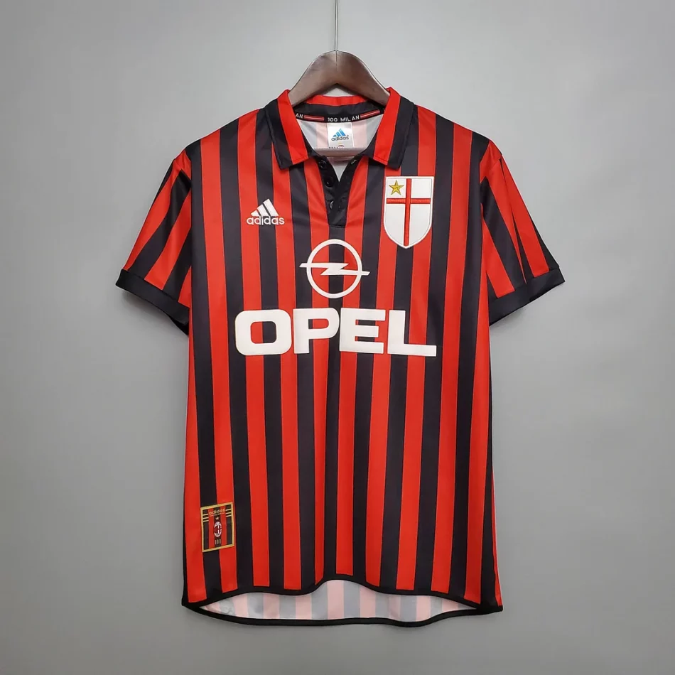 1999-2000 Retro AC Milan Home Football Shirt