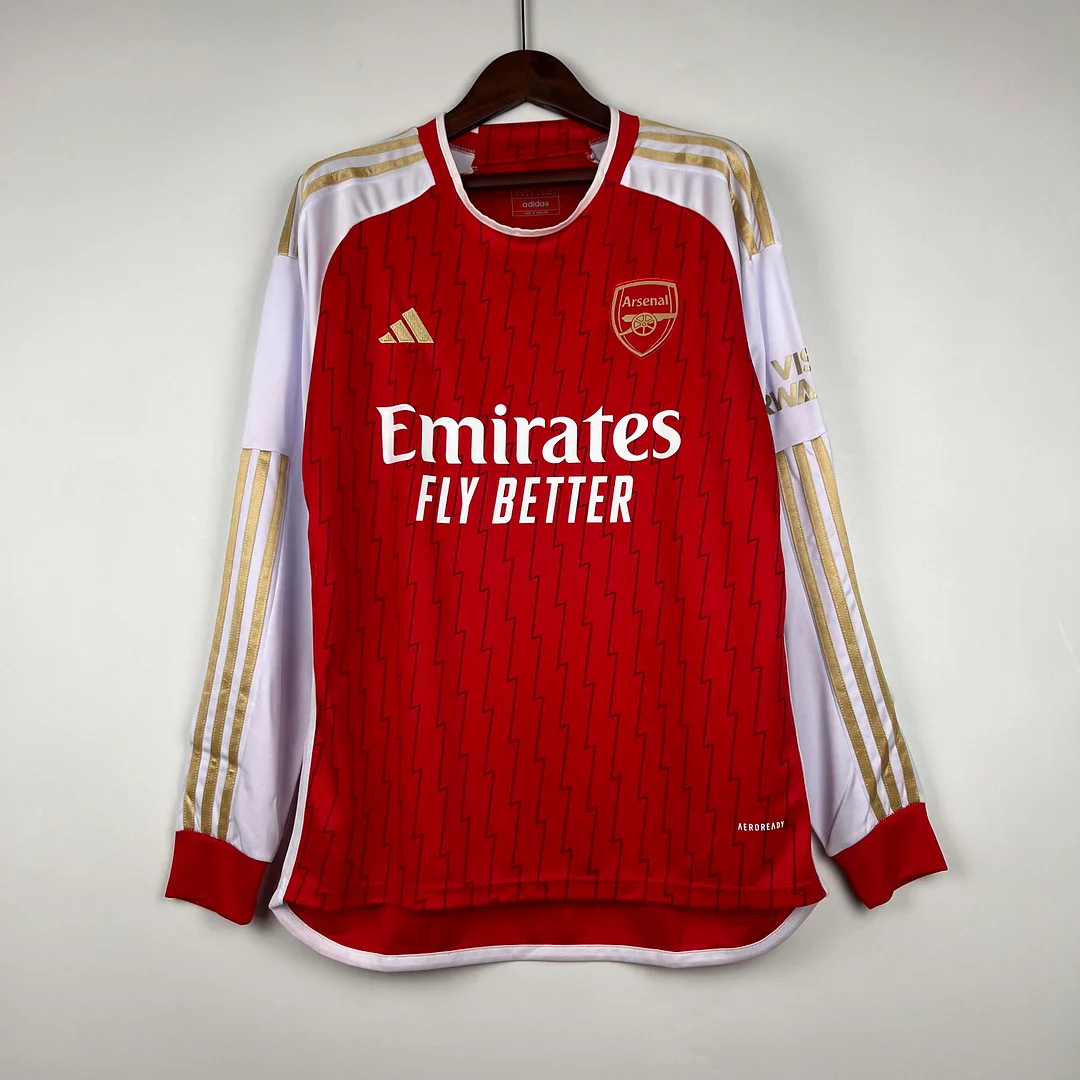2023-2024 Long Sleeve Arsenal Home Football Shirt 1:1 Thai Quality 2023-2024 Long Sleeve Arsenal Home Football Shirt 1:1 Thai Quality