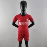 Kids Size 2022-2023 Liverpool Soccer Jersey 1:1 Thai Quality Home