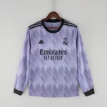 2022-2023 Long Sleeve Real Madrid Away Jersey