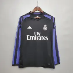 2016-2017 Retro Long Sleeve Real Madrid Third Away