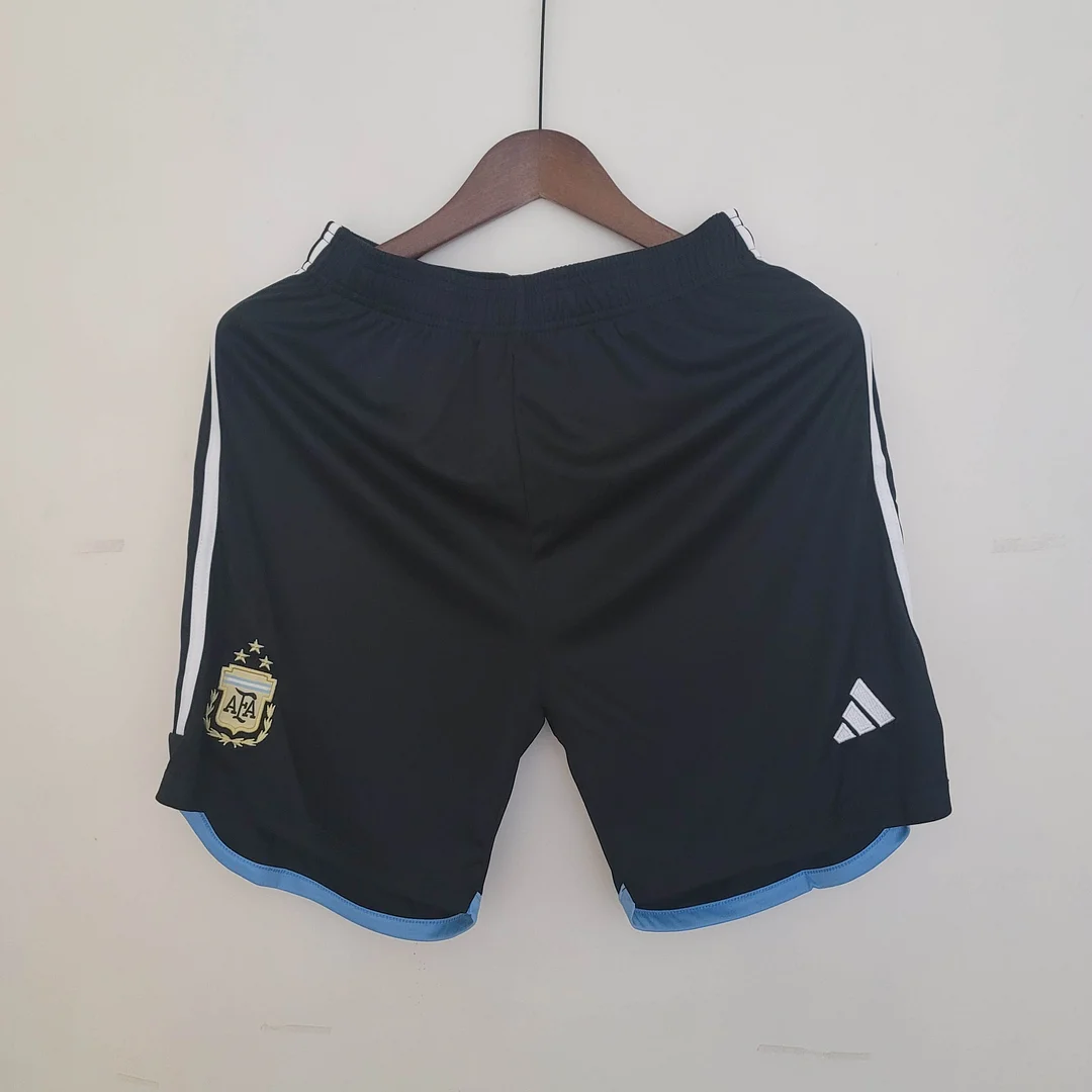 2022 FIFA World Cup Argentina National Team Jersey Home Shorts Black 2022 FIFA World Cup Argentina National Team Jersey Home Shorts Black