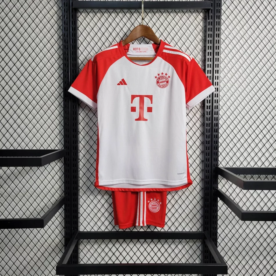 2023 2024 Bayern Munich Home Football Jersey 1:1 Thai Quality Kids Size