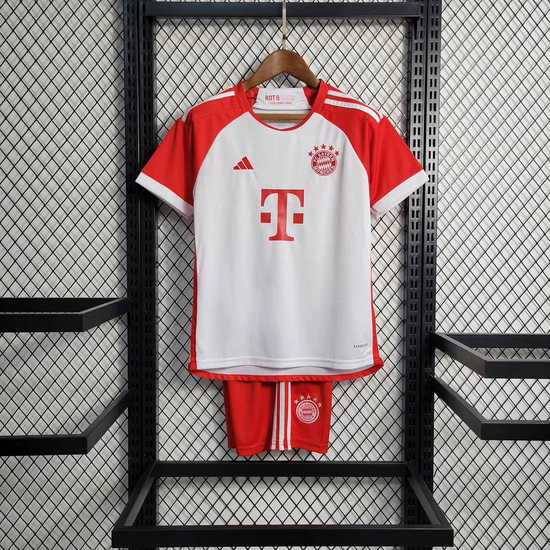 2023-2024 Bayern Munich Home Football Jersey 1:1 Thai Quality Kids Size
