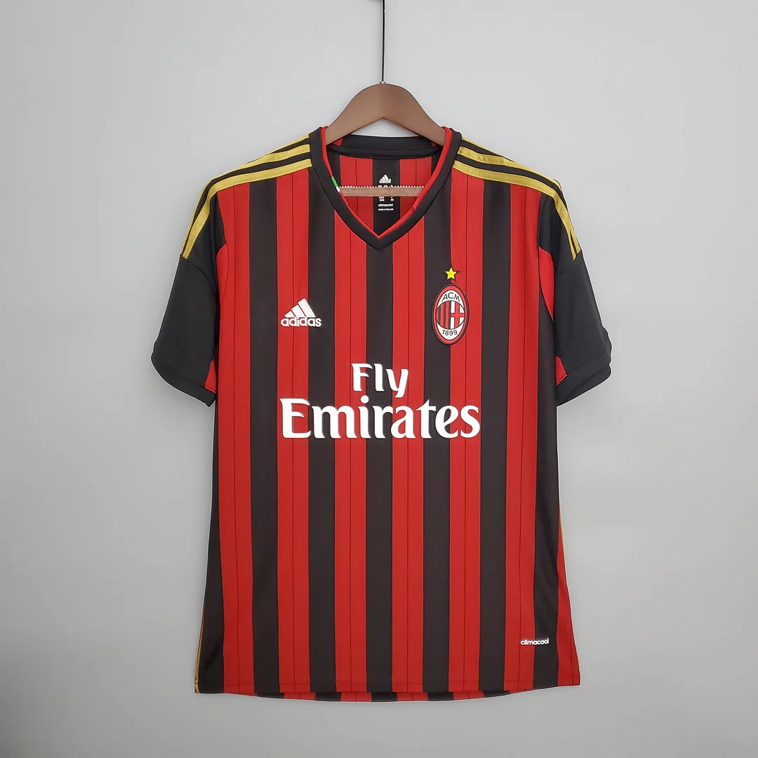 2013-2014 Retro AC Milan Home Football Shirt 2013-2014 Retro AC Milan Home Football Shirt