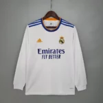 2021-2022 Long Sleeve Real Madrid Home Jersey