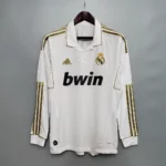 2011-2012 Retro Long Sleeve Real Madrid Home