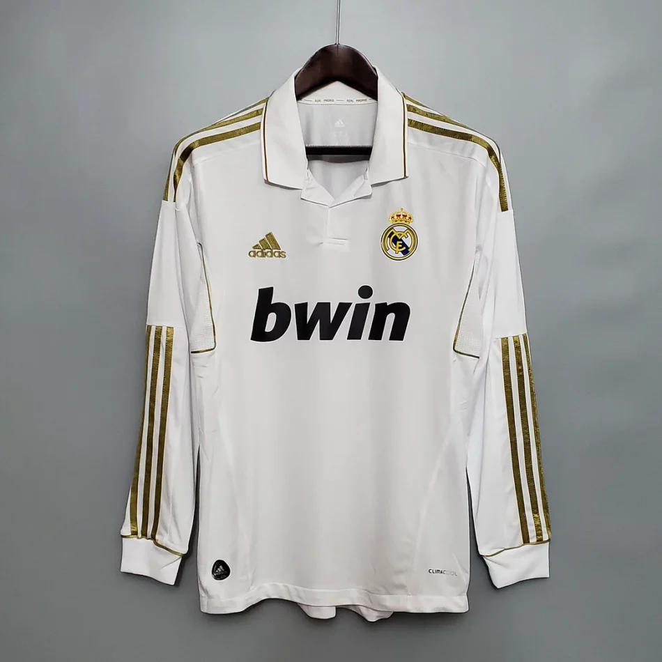 2011-2012 Retro Long Sleeve Real Madrid Home