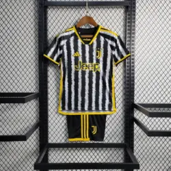 2023-2024 Juventus Home Soccer Jersey 1:1 Thai Quality Kids Size
