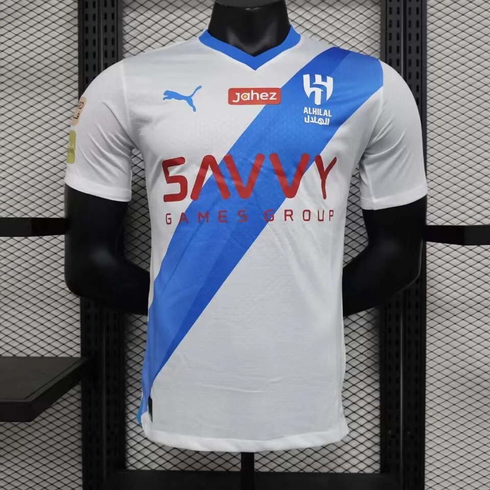2023-2024 Player Version Al-Hilal Saudi Away Football Shirt