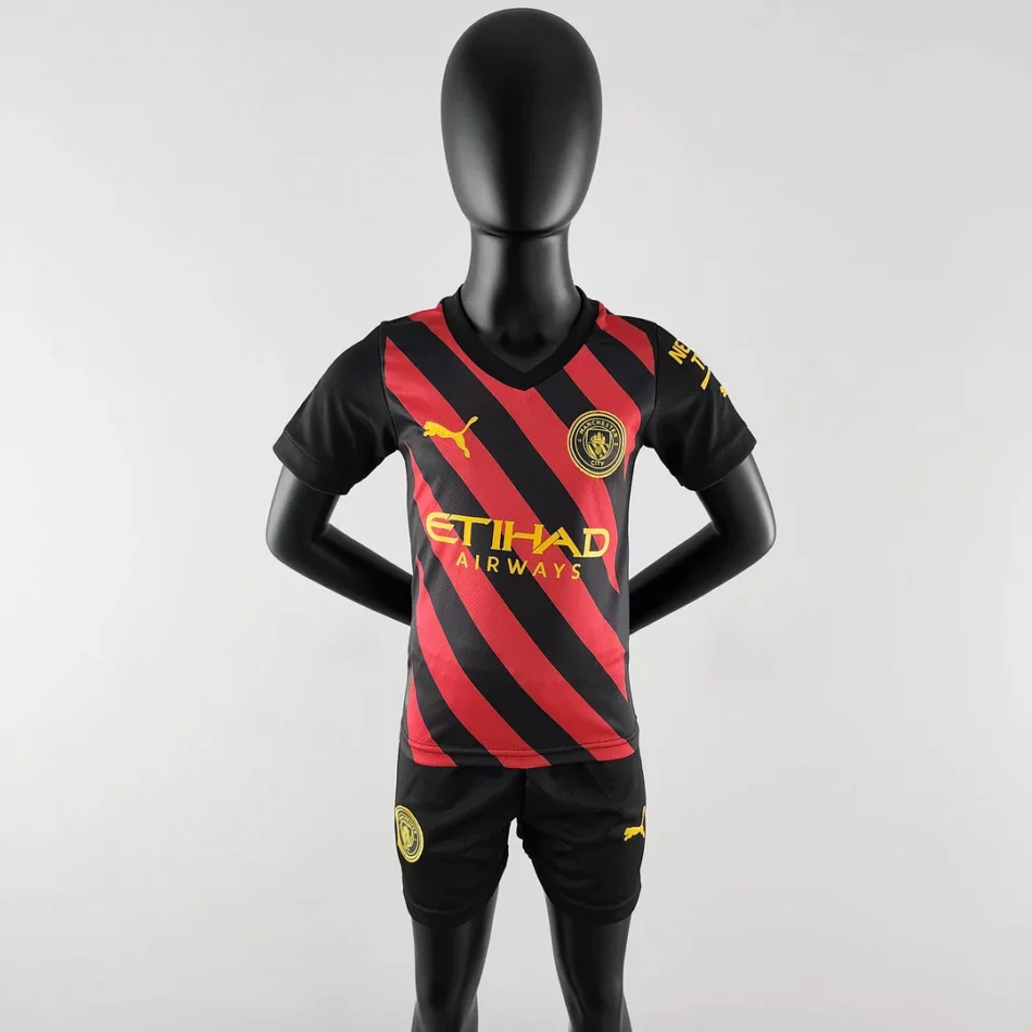 2022 2023 Manchester City Away Football Shirt 1:1 Thai Quality Kids Size