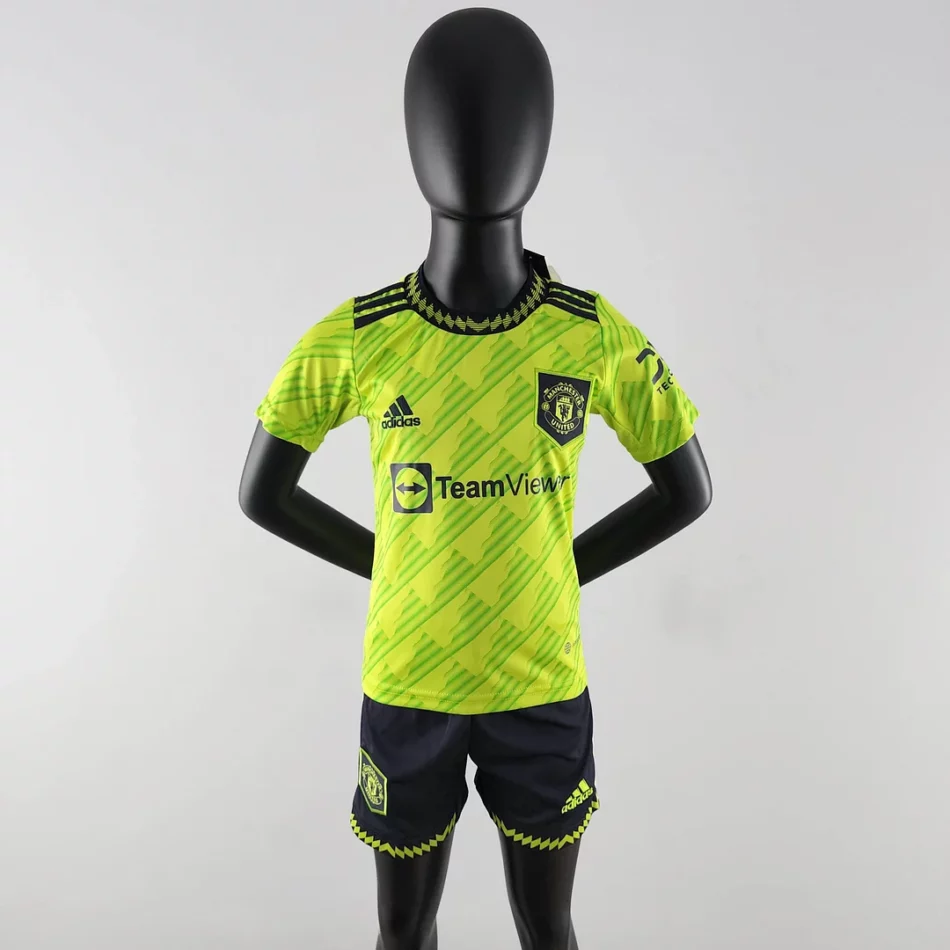 2022 2023 Manchester United Third Away Football Shirt 1:1 Thai Quality Kids Size
