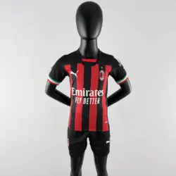 2022-2023 AC Milan Home Soccer Jersey 1:1 Thai Quality Kids Size