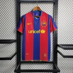 Retro Barcelona Football Shirt Home 2007-2008