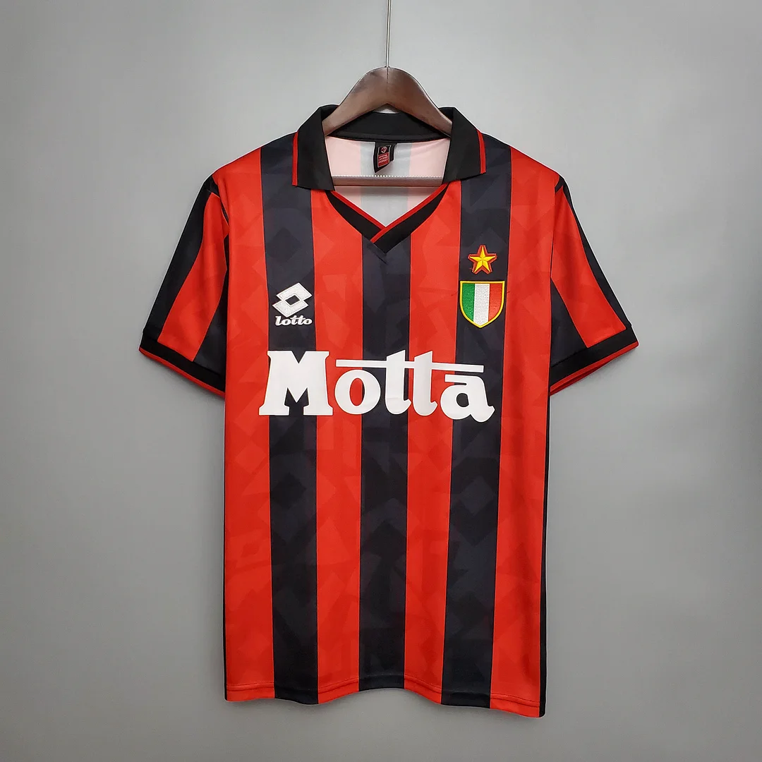 1993-1994 Retro AC Milan Home Football Shirt 1993-1994 Retro AC Milan Home Football Shirt