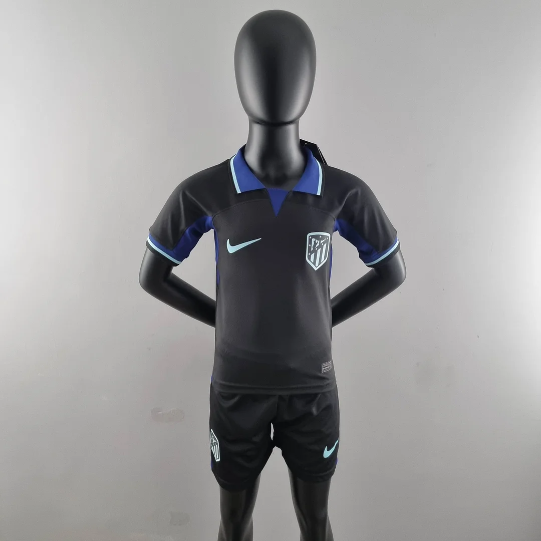 2022-2023 Soccer Jersey Atletico Madrid Away 1:1 Thai Quality Kids Size 2022-2023 Soccer Jersey Atletico Madrid Away 1:1 Thai Quality Kids Size
