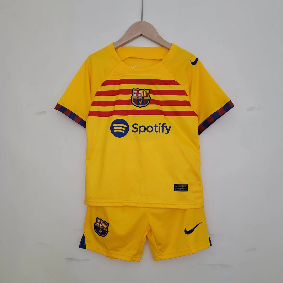 2022-2023 Barcelona Fourth Away Football Shirt 1:1 Thai Quality Kids Size 2022-2023 Barcelona Fourth Away Football Shirt 1:1 Thai Quality Kids Size